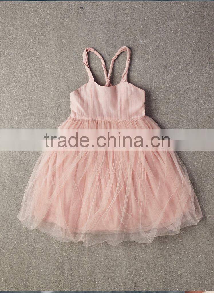 Factory Wholesale Girl Party Dress big bow Tulle Girl wedding Dresses
