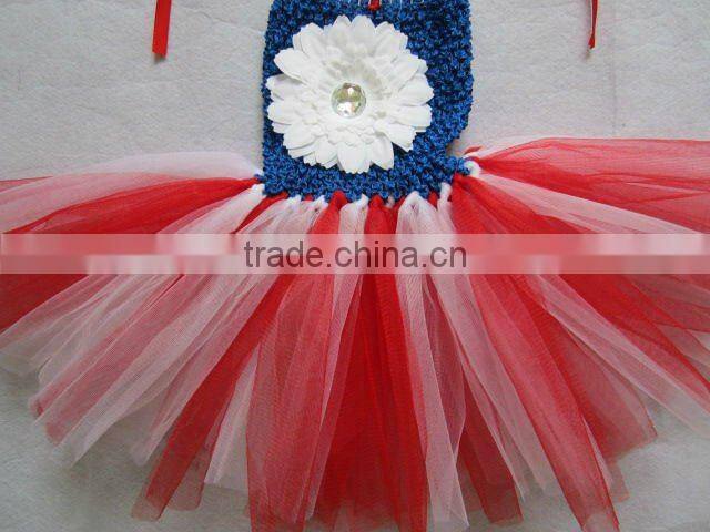 custom made 4th July baby tutu dress