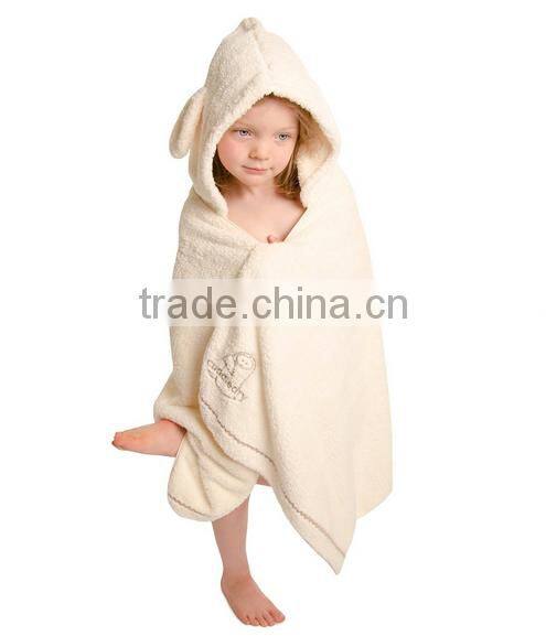 Trade assurance custom cotton terry fabric dinosaur animal wholesale child caro home hooded towels