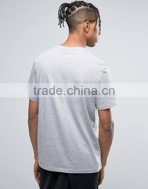 Men custom front black and white screen print running loose jersey t shirts