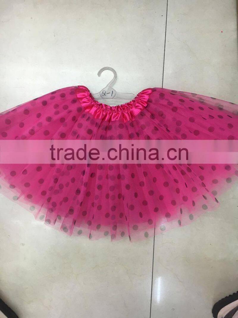 Ladies&children umbrella stylish skirt triple ruffles shining sparkle stage ballroom performance tutu skirt