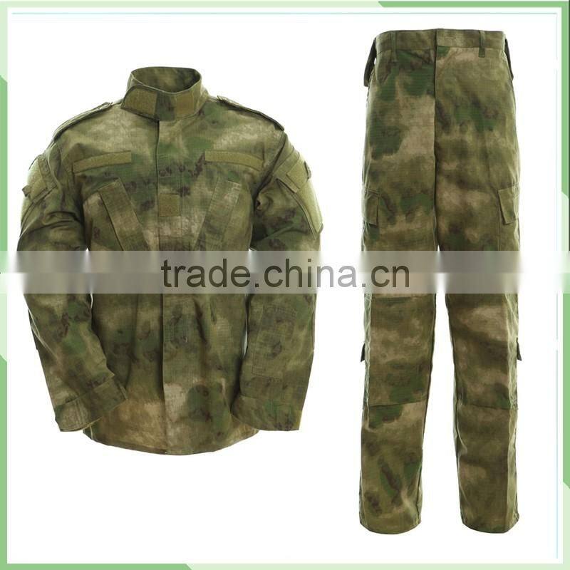 Manufacture High quality Rip-stop TC Camouflage ACU military uniforms T-tacs FG colors Navy Uniforms