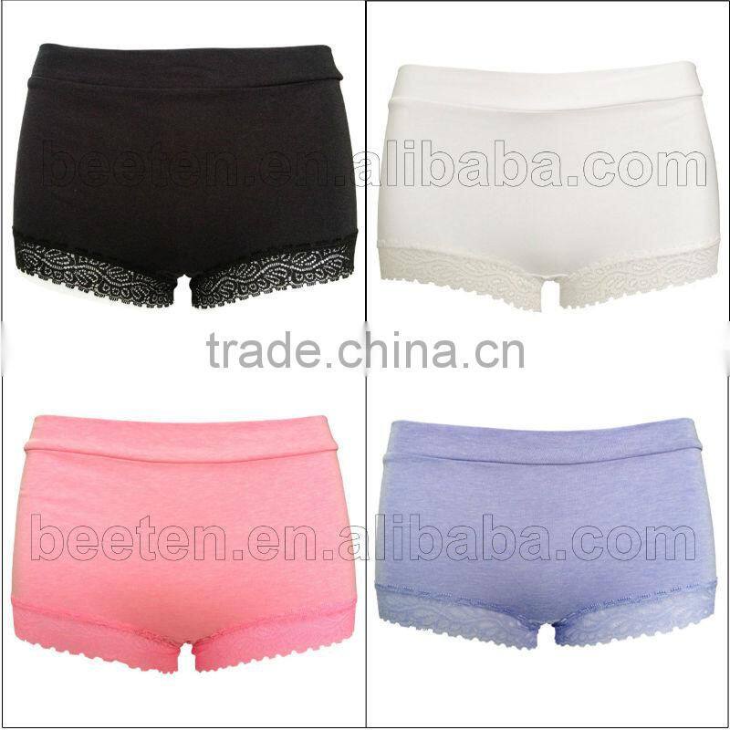 microfiber ladies boxer hipster