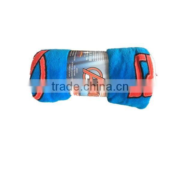 Promotional soft cheap fleece baby swaddle children blanket/shaoxing