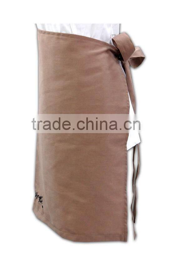 Wholesale Factory Price apricot cotton tailored made baker apron