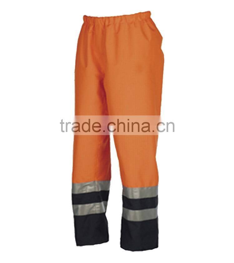 Hi vis reflective pants fire protective fire proof working pants with EN11612 EN1149