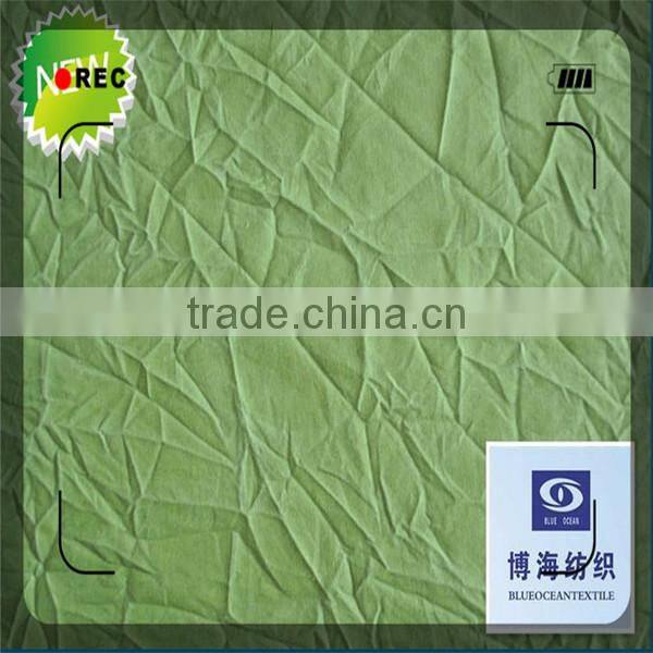 plain dyed poplin fabric crinkle cotton fabric