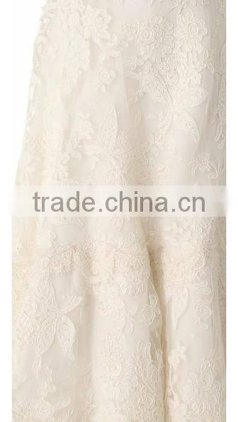 2016 newest skirt elegant lace fishtail ladies maxi skirt OEM