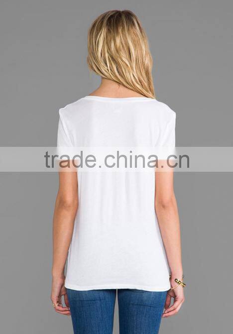 tight fit v-neck t-shirts