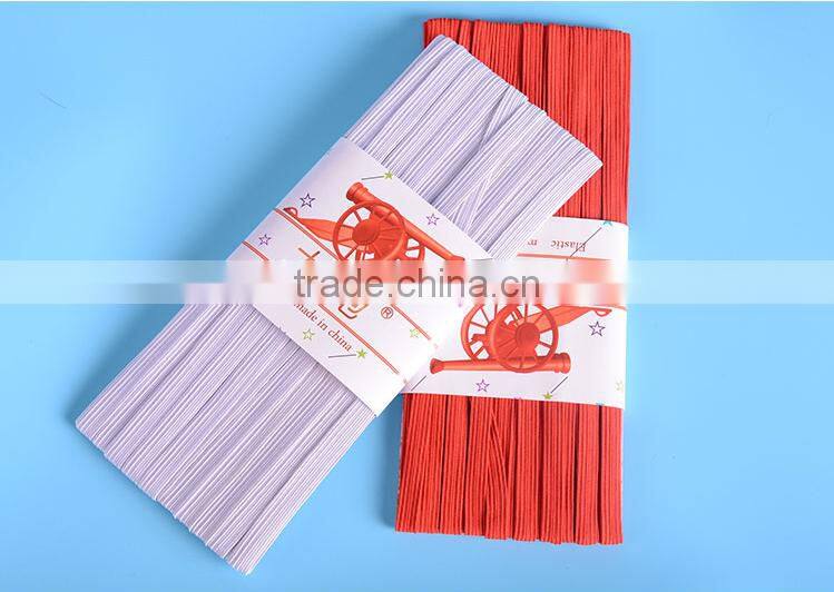 high tenacity elastic webbing, paper card elastic band for clothes