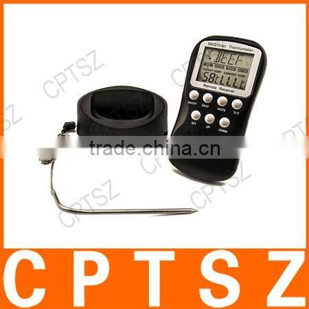 The new remote wireless BBQ grill meat taste select electronic thermometer alarm kitchen food thermometer