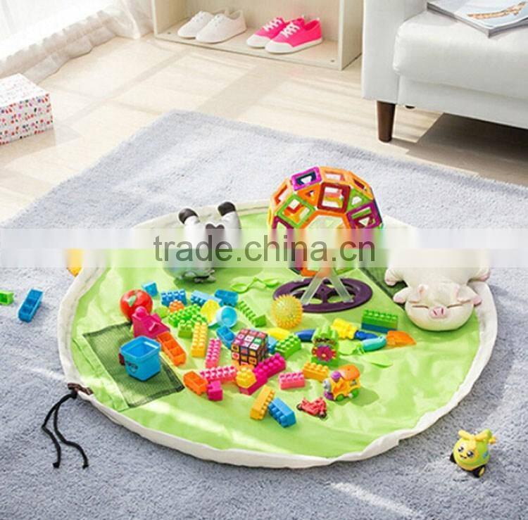 Drawstring Play Mat Lego Organizer Toy Storage Bag