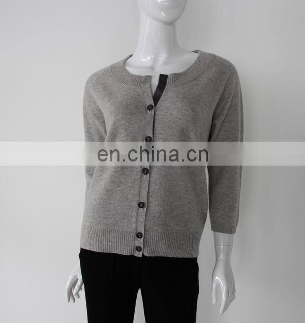 factory wholesale ladies cashmere cardigans with very fair price