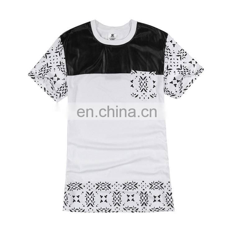Custom men's long t shirts 6756