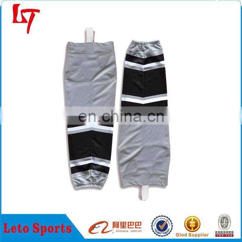 Wholesale custom sublimation ice hockey sports socks