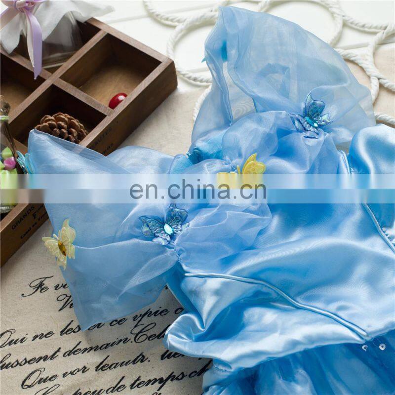 MAC-87 party wholesale children 2015 new cinderella costume/cinderella dresses
