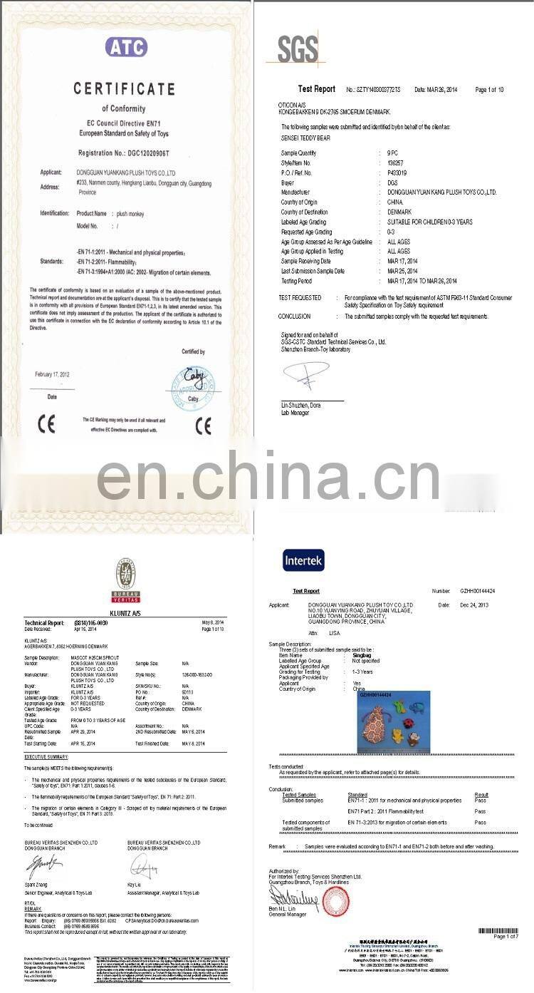 Customized Toys Ce/astm Safety Standard Mini Plush Shark