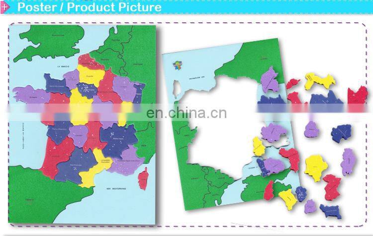 Educational EVA Foam puzzle map