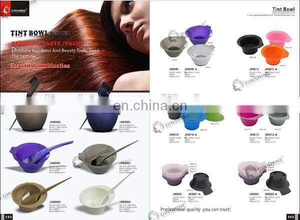 Professional durable color hair tint brush with white bristle for Salon