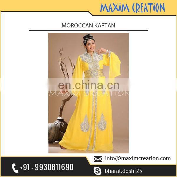 Leading Indian brand Selling Polyester Kaftan Having Astonish Design with Good Colour Combination
