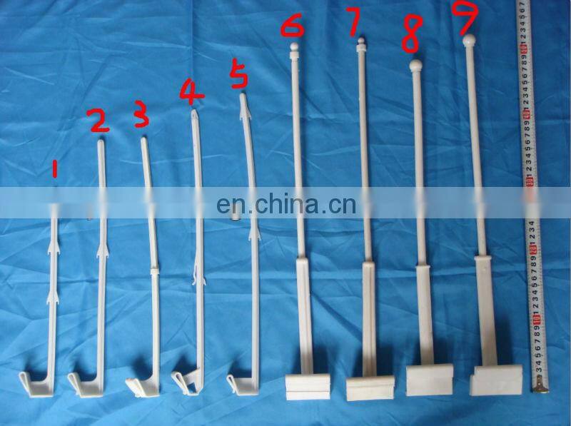 Small green white orange car window flags