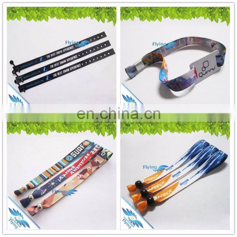 Soft festival stain ribbon bracelet beautiful silk wristbands for decoration