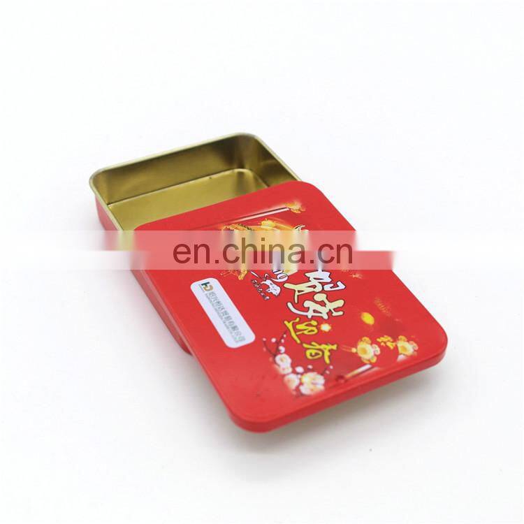chewing gum tin box with sliding lid,candy tin box with sliding lid