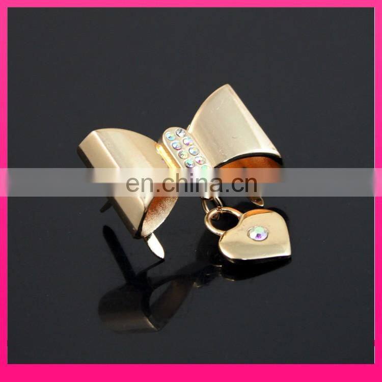 high quality lady shoe accessories diamond shoe decoration shoe buckle