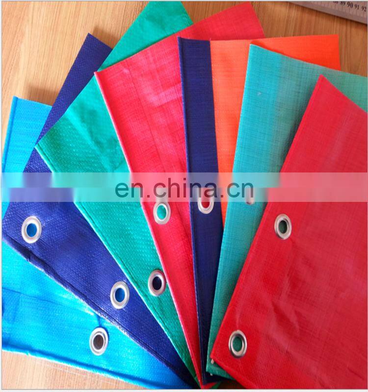 High strength waterproof woven fabric PE tarpaulin