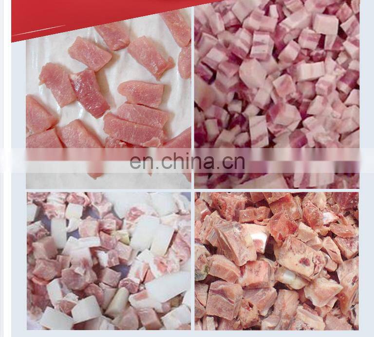 Trade Assurance Industrial Frozen Meat Beaf Dice Cube Cutting Machine