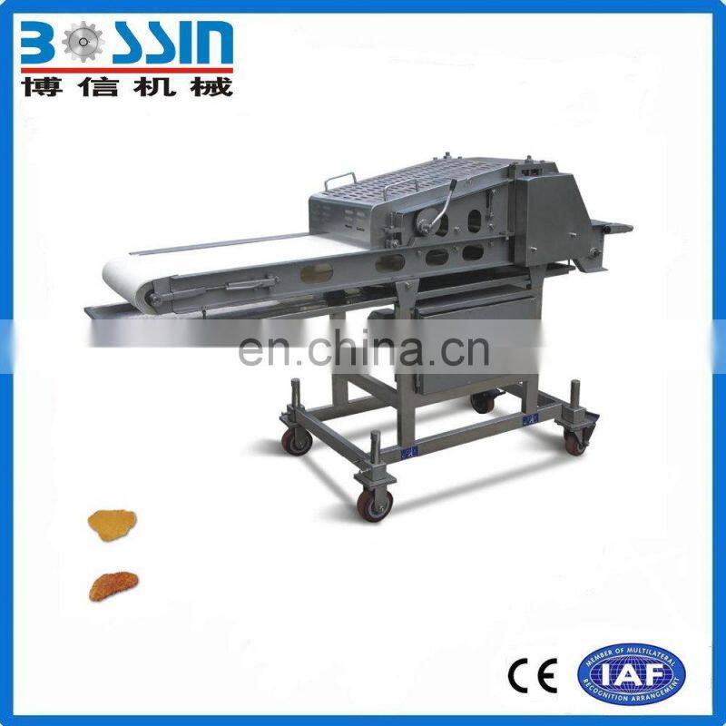 Super quality wholesale chicken meat flatten machine for chicken nuggets