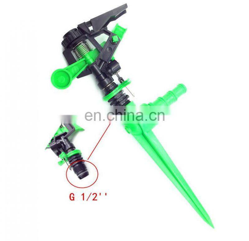 1 Sets 360 degrees Irrigation sprinklers and Bracket Connector Plastic Spike Agriculture Drip Products