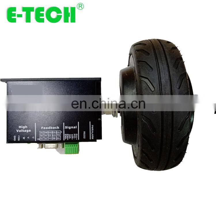 Robotics motor wheel 5 inch 36V 250W 1024ppr hub motor wheel with driver