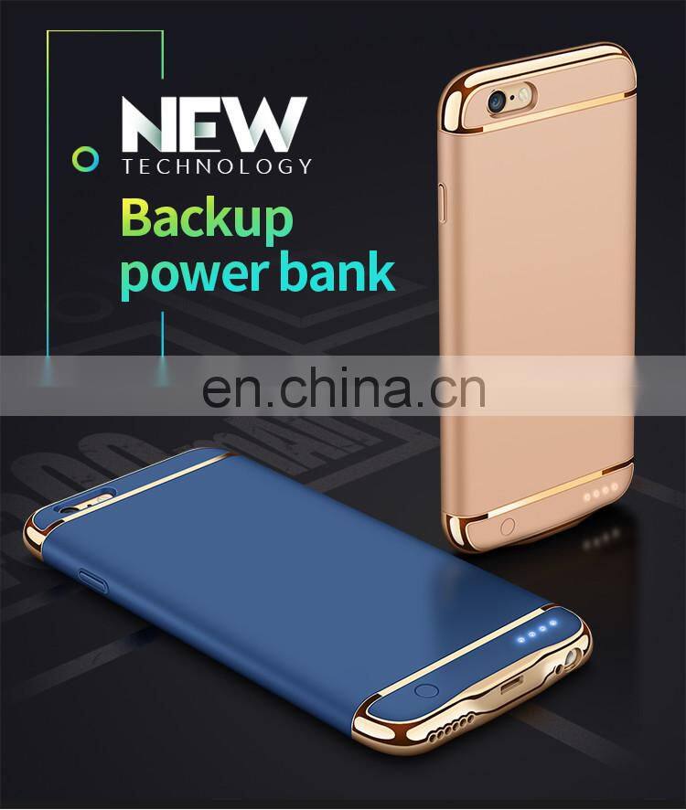 joyroom Slim power bank leather case for iphone 6Plus,for iPhone 6 charging case