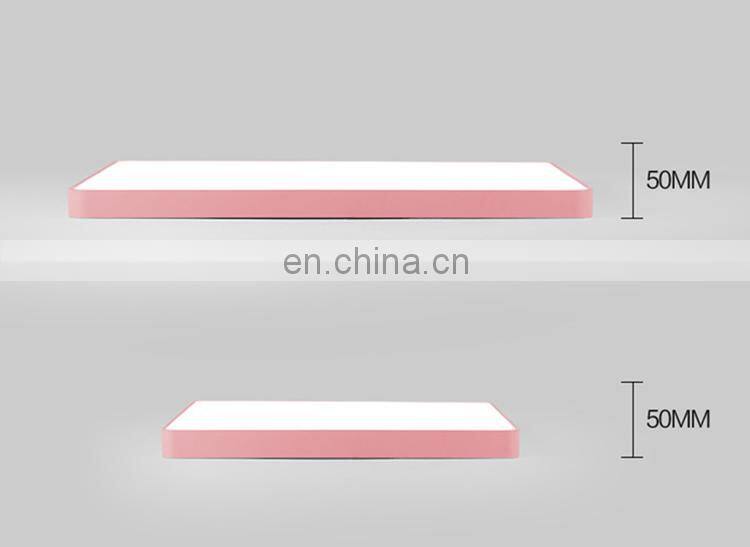 New design LED ceiling light fixture rectangular for bedroom lighting