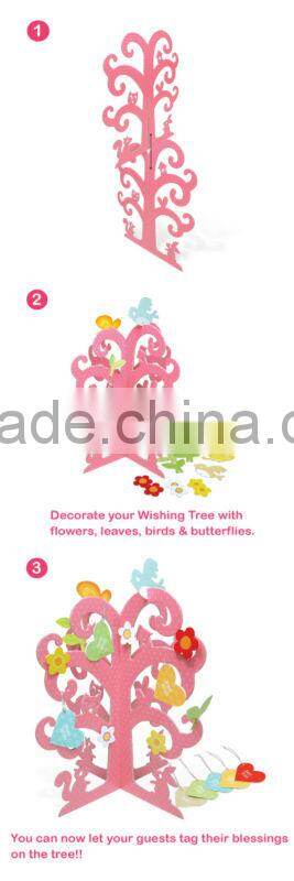 diy artificial decoration wedding wishing tree