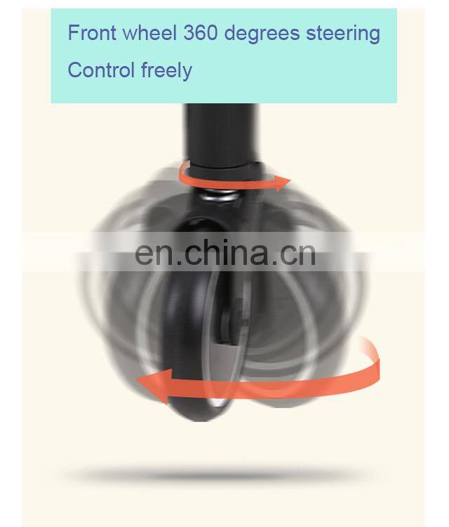 Lightweight Fiber Heated Adjustable Handle Baby Stroller