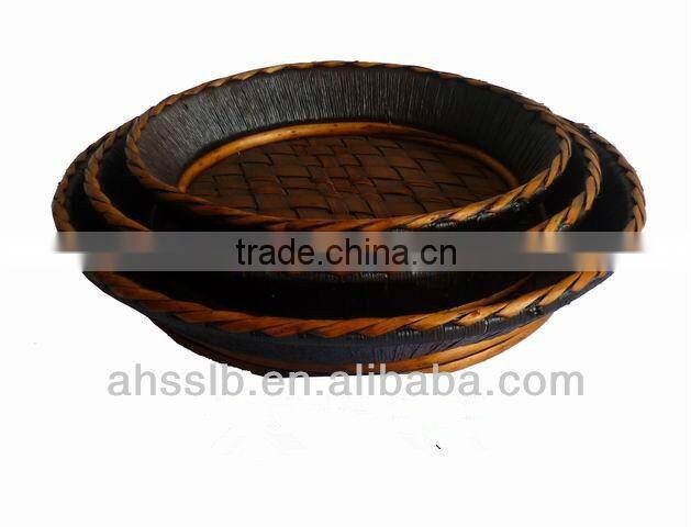 handmade eco-friendly paper rope tray