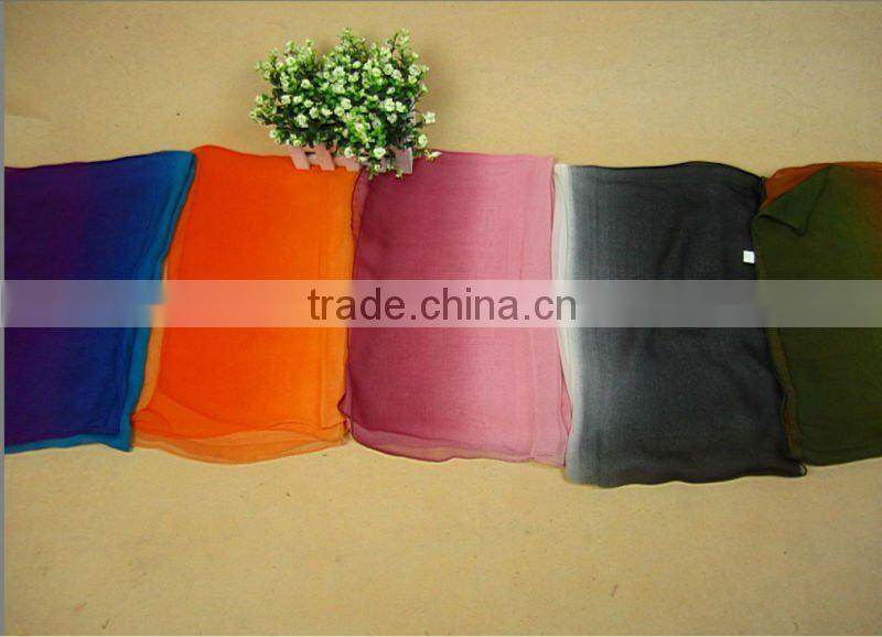 S587 printed silk Gradient newest islamic scarf
