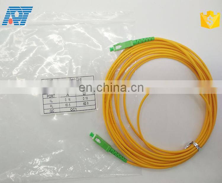 Optic Apc To Sc Apc Simplex Duplex G652d Singlemode Multimode Cable Fiber Optical Patchcord