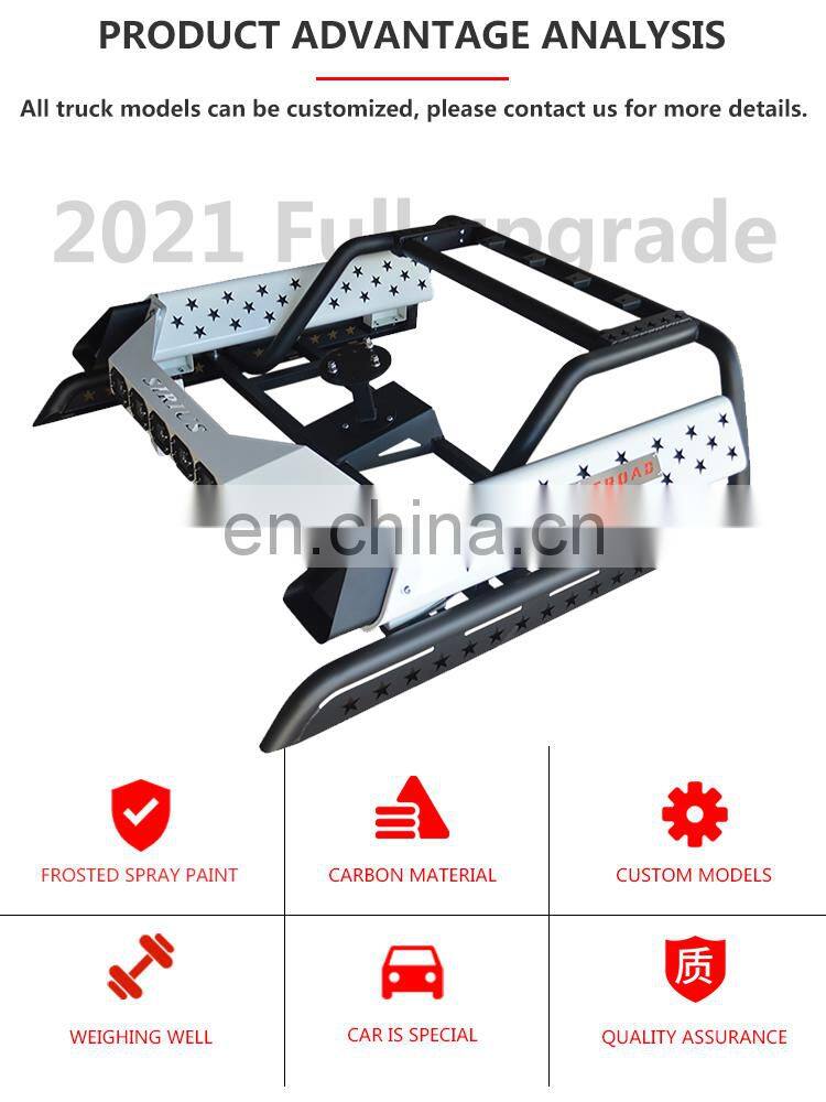 Suitable for different models of Ford Ranger Raptor NAVARA DMAX pickup off-road accessories roll cage