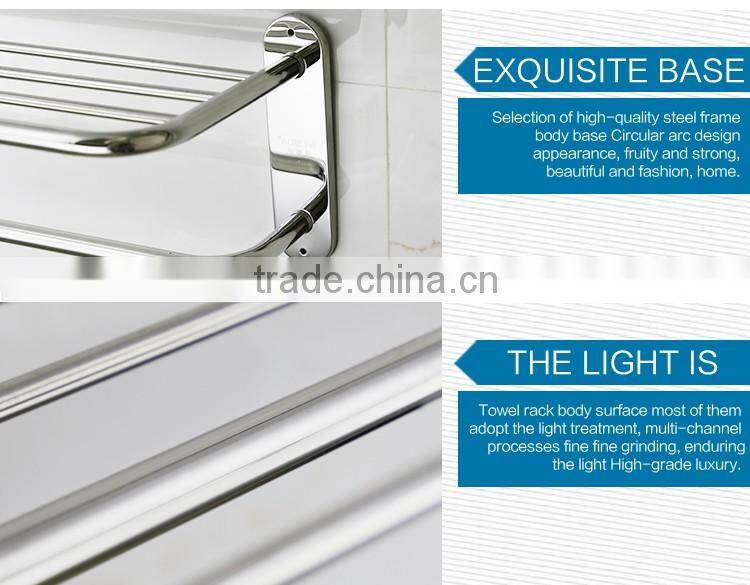 wesda made in china stainless steel shelf towel rack bathroom 8627