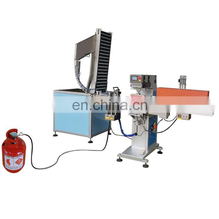 Higspeed automatic printing head 2 color pad printer for bottle cap lids