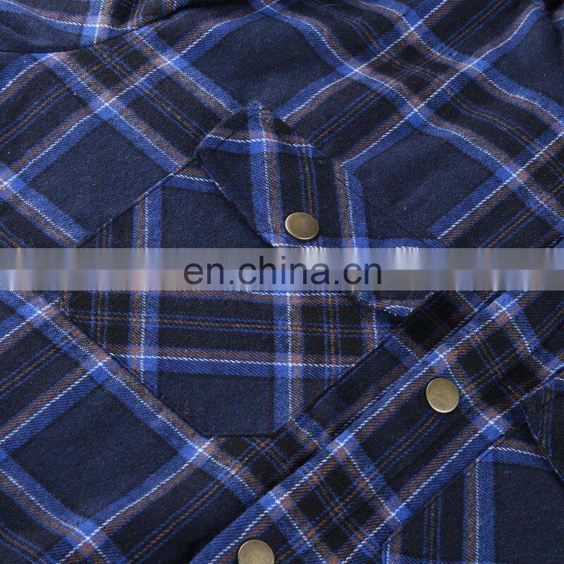 2021 Christmas Amazon Independent Station Hot Sale New European and American Men's Hooded and Fleece Shirt Jacket