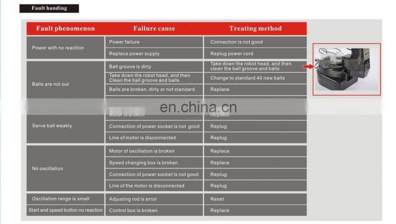 HP-07 Table Tennis Robots Ball Machine Ping Pong Automatic Ball Machine