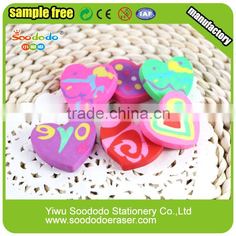 promotional stationary sets for kids rubber series eraser