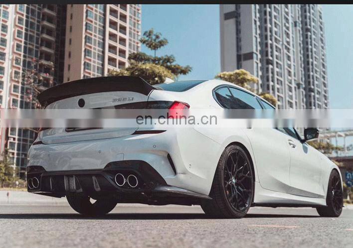 Runde Top Ranking Quality Carbon Fiber For 2020 New BMW 3Series G20 G28 Body Kit Front Lip Rear Lip Side SKirt Spoiler Exhaust