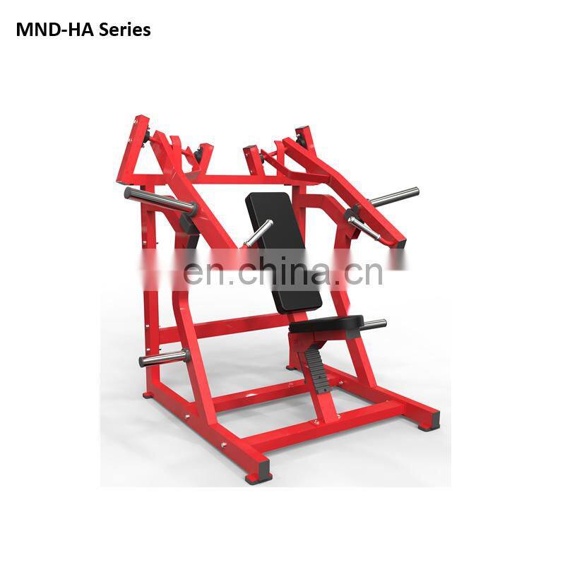 Hammer Strength Machine Squat Red Black Plate Loaded Individual ISO Lateral Super Incline Press