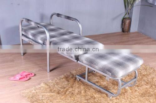 Hospital Extra Metal Folding Bed Chair