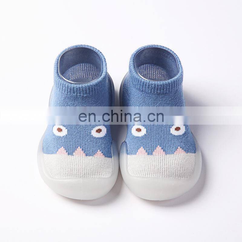 2022 Summer Baby Rubber Soles socks Girls Boys Shoes Newborn Landing Socks Non-slip Soft Socks Cartoon Children Gifts